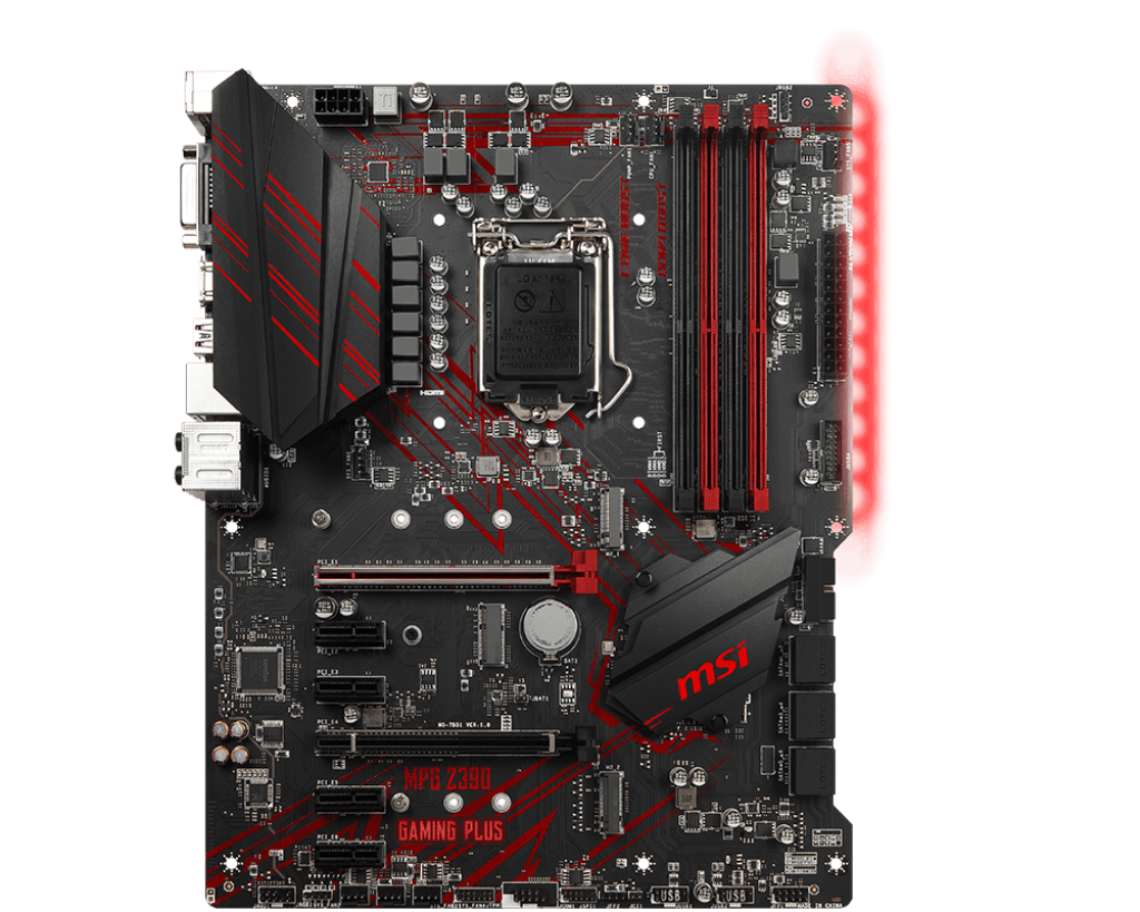 WI-FIつきZ390マザボ　 MSI MPG Z390 GAMING PLUS MSI MPG Z390 GAMING PLUS LGA 1151 Intel ATX マザーボード M.2