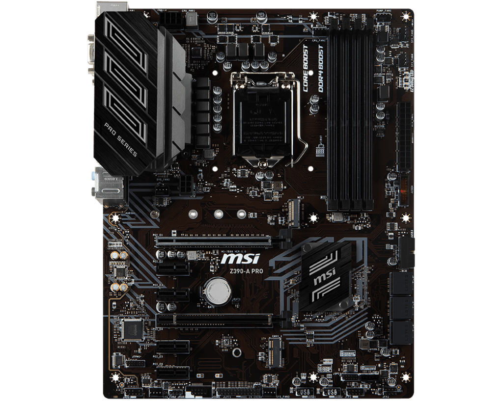 Tax-free MSI Z390-A PRO LGA 1151 for 9th/8th Intel ATX Motherboard