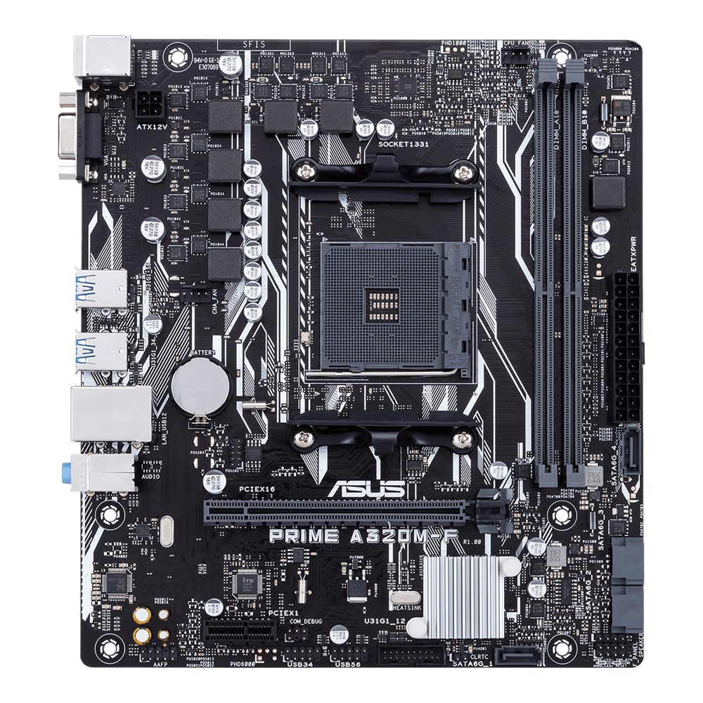 A320 Chipset Mainboard Matx Tax-free ASUS PRIME A320M-F