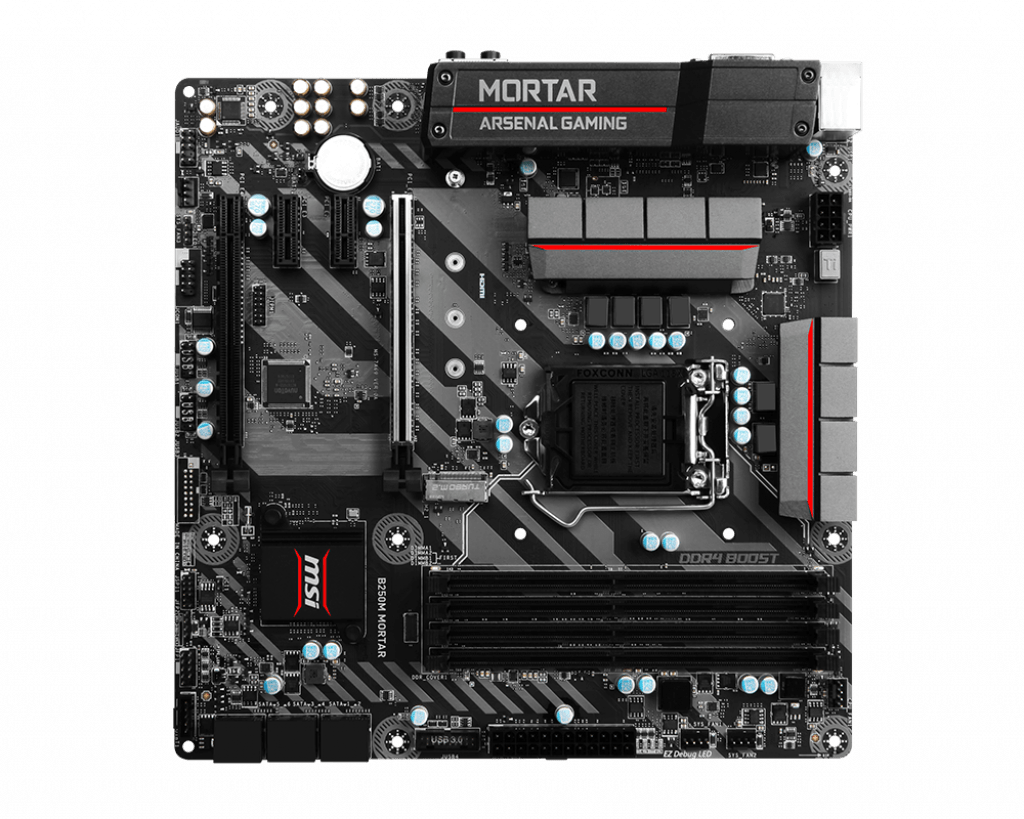 MSI B250M Mortar Intel B250 LGA 1151 Socket H4 Micro ATX Motherboard