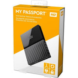 Tax-free My Passport WD 500G 1TB 2TB My Passport Portable Hard Drive USB 3.0 Model WDBYNN0010BBK