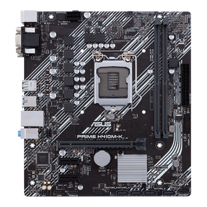 New arrival ASUS PRIME H410M-K Intel H410 LGA 1200 micro ATX DVI VGA USB 3.2 Gen 1 Type-A 1 Gb Ethernet