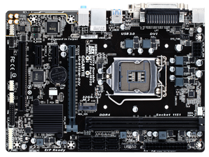 New arrival GIGABYTE GA-B150M-D3V LGA1151 micro ATX motherboard ddr4 32GB dvi M.2
