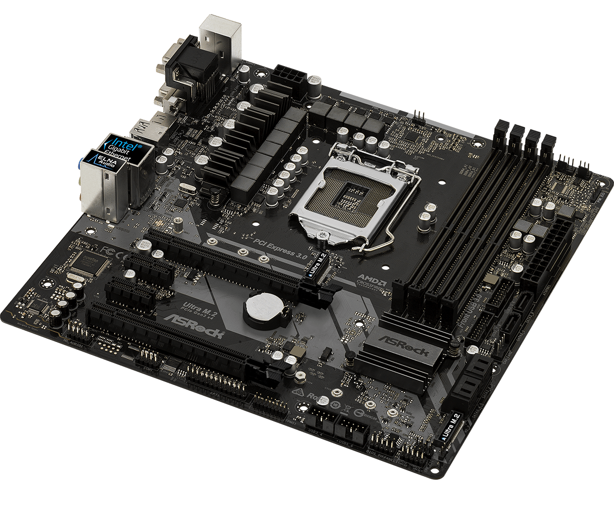 ASRock Z370M Pro4 LGA 1151 Z370 HDMI USB 3.1 2 Ultra M.2 DDR4 M-ATX Mo –  SPCP Computer accessories supplier