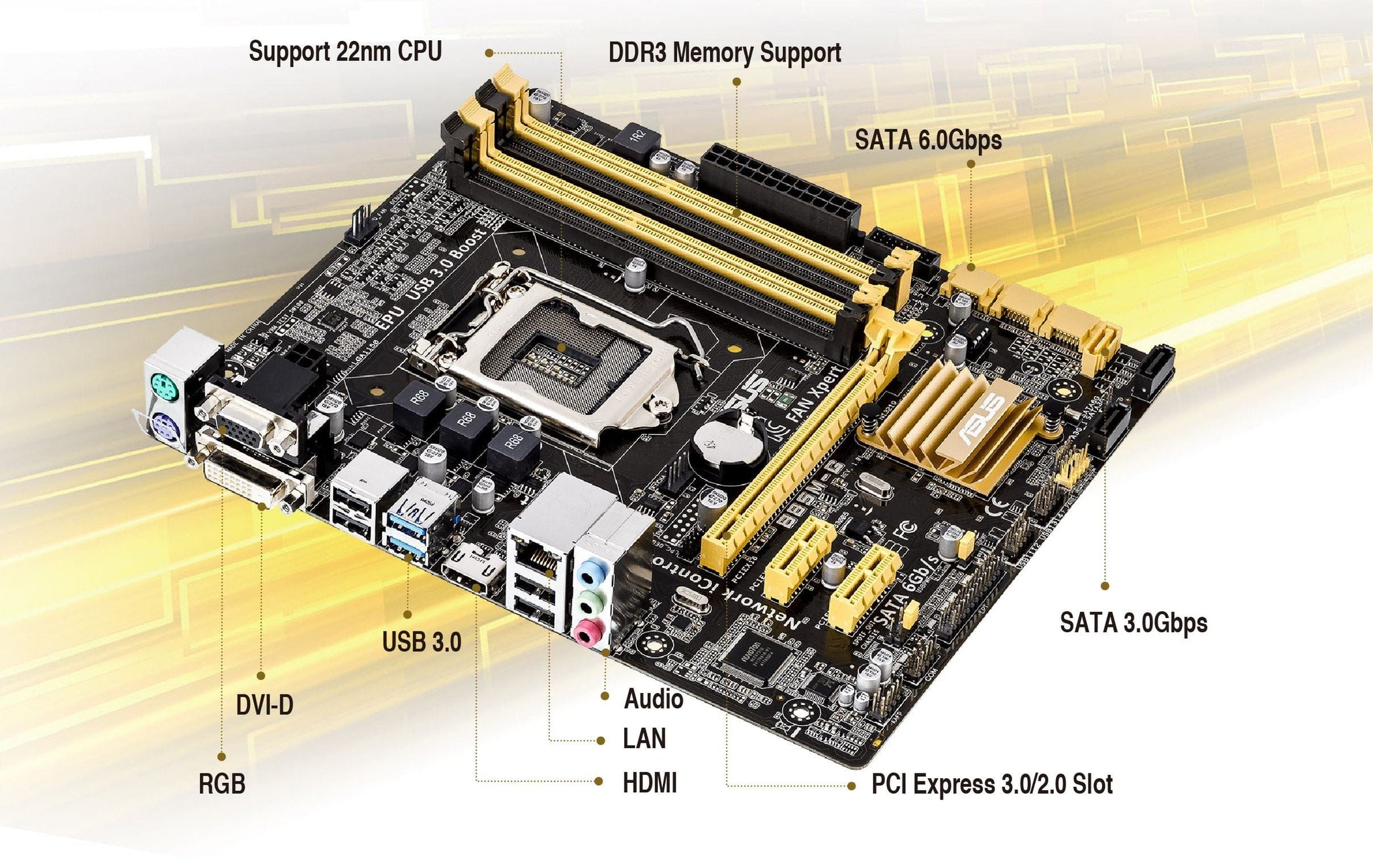 ASUS B85M-G Motherboard LGA1150 ddr3 Intel B85 32GB Desktop motherboar –  SPCP Computer accessories supplier