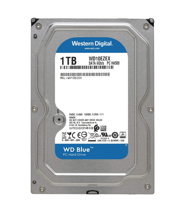 Western Digital 1TB WD Blue PC Internal Hard Drive HDD - 7200 RPM, SATA 6 Gb/s, 64 MB Cache, 3.5