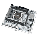 X99 Intel Motherboard LGA 2011-3 X99 White Board DDR4 SATA II M.2 PCI-e 3.0 mATX