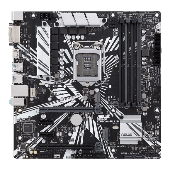 Tax-free ASUS PRIME Z390M-PLUS motherboard Intel LGA1151 M-ATX Dual M.2 HDMI USB 3.1