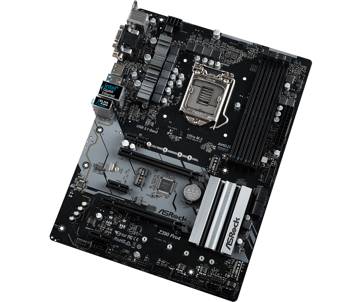 Tax-free ASRock Z390 Pro4 LGA 1151 Z390 HDMI USB 3.1 2 Ultra M.2