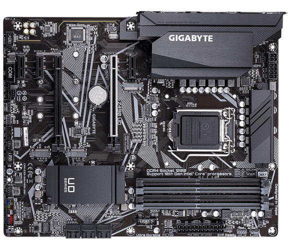 Tax-free Gigabyte Z490 UD Motherboard 1200 Supports 10th 11th Gen PCIe Gen3 x4 M.2 ATX