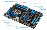 ASUS Z77-A Intel Z77 LGA 1155 ATX motherboard ddr3 32GB sata 3 usb3.0 dvi hdmi