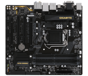 Gigabyte Technology GA-Z270M-D3H Motherboard 1151 ddr4 M-ATX Z270 usb3.1 4 memory slot HDMI