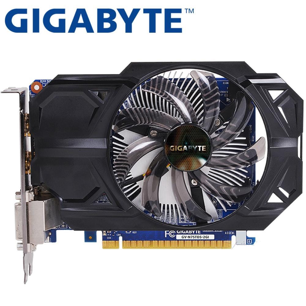 Gigabyte 1g Graphics Card Tax-free Gigabyte GTX 750 1G NVIDIA GV