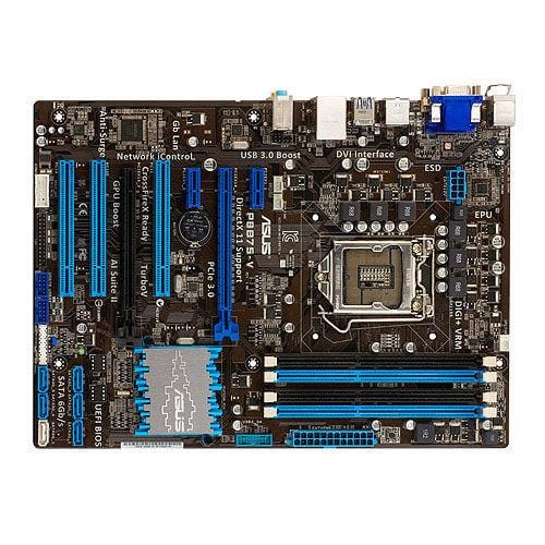 Tax-free ASUS P8B75-V Motherboard B75,1155 socket ATX usb DDR3